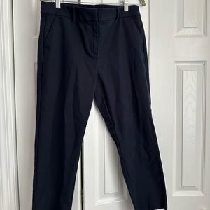 LOFT Navy Blue Curvy Work Pants | Size: 10